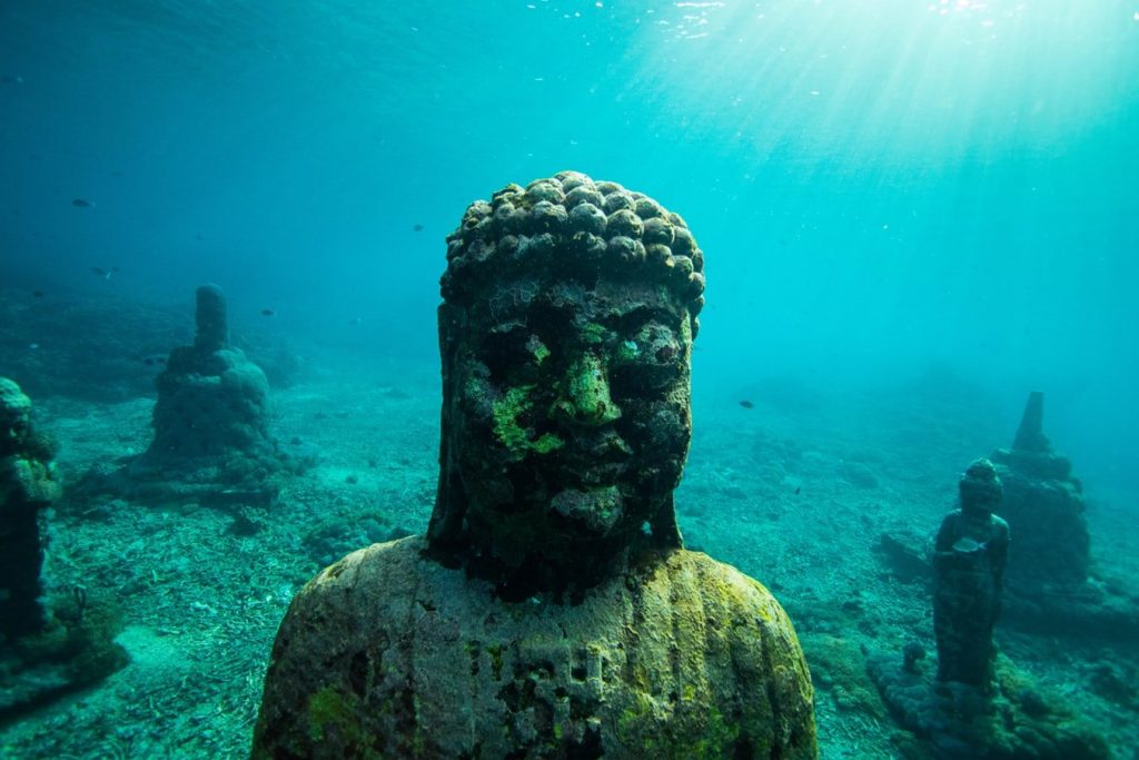 Underwater ruins