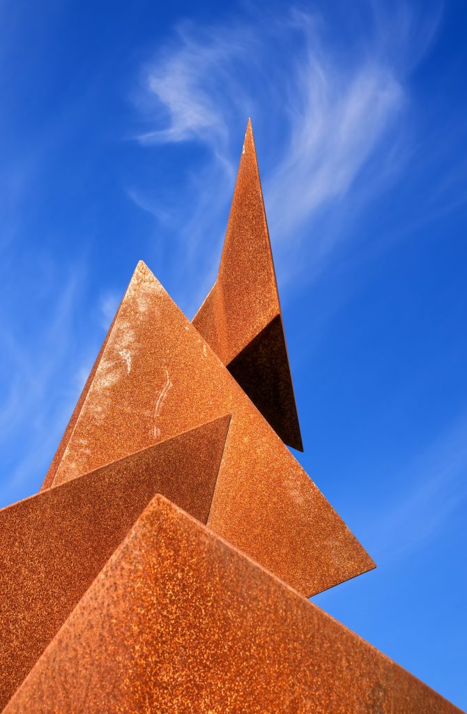 Irrational numbers and pyramids